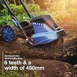 Hyundai 1500W Electric Garden Tiller Cultivator 45cm 22cm 10m Cable view 2