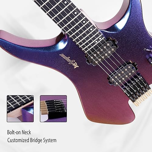 Jaylime Leo Jaymz 6 Strings Headless Electric Guitar - Full Scale