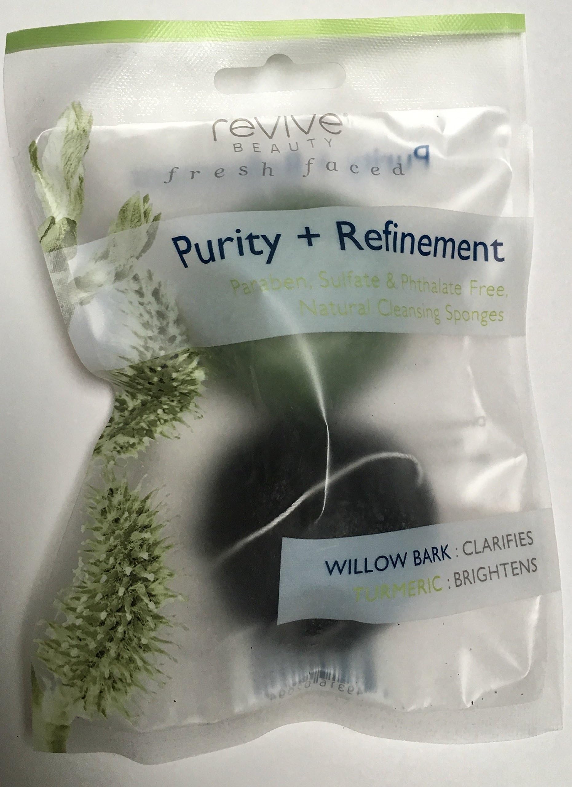 Revive Beauty Purity and Refinement Konjac Face Sponge 2 Pack