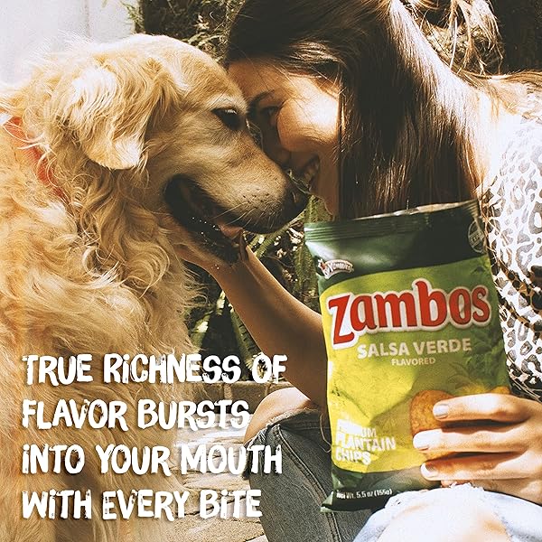 ZAMBOS PLANTAIN CHIPS SALSA VERDE (PACK OF 1)