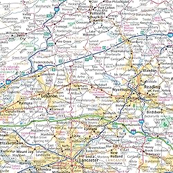 Rand McNally Easy to Fold: Pennsylvania State