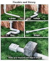 VA1KENE 2-Pack Leaf Filter with Rain Gutter