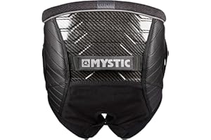 Mystic Watersports - Surf Kitesurf & Windsurfing Marshall Seat Harness - Black - Unisex - Fix Foam