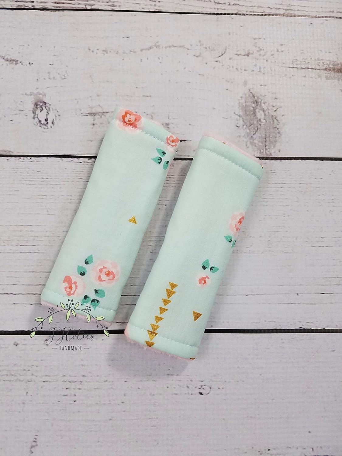 teal car seat and stroller