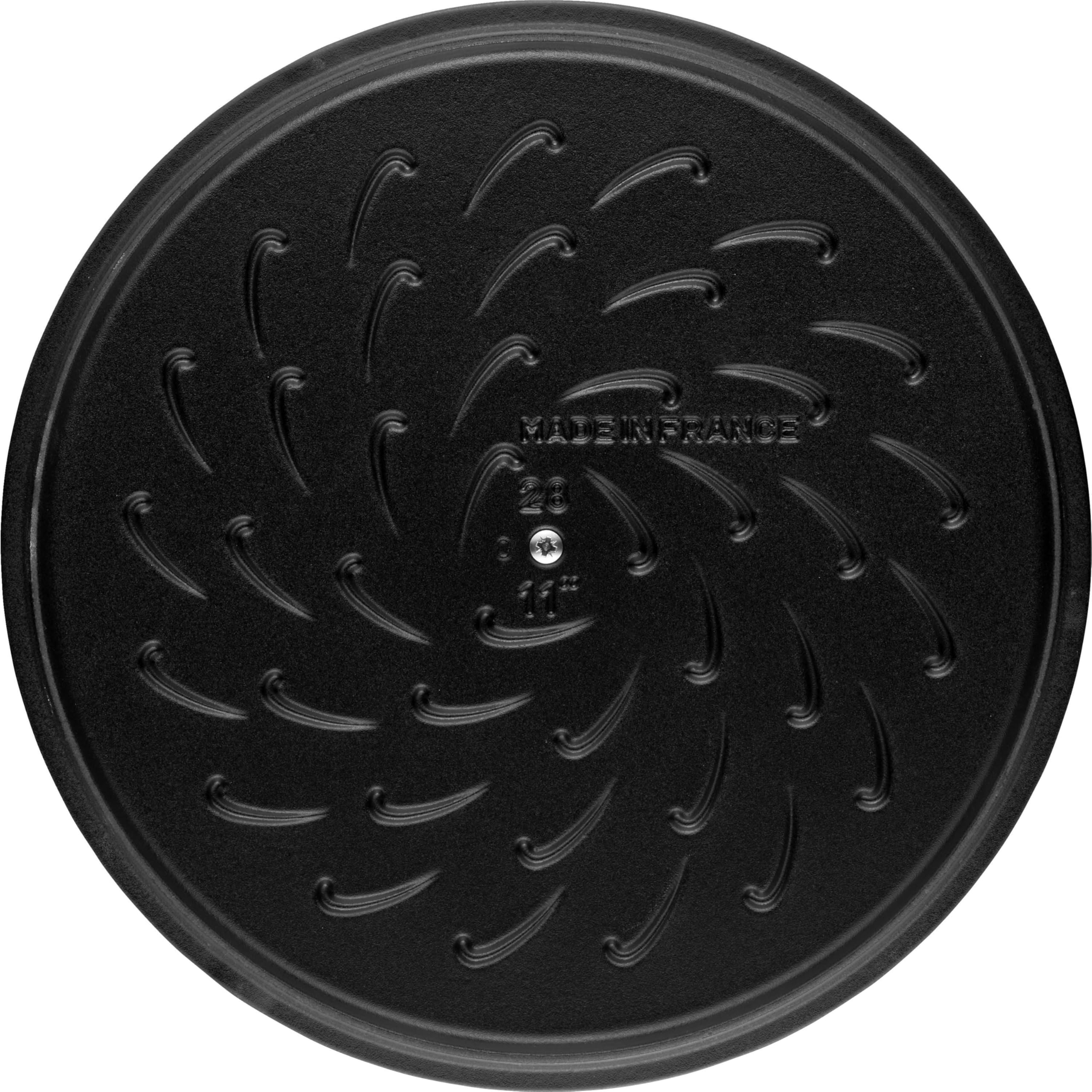 STAUB 40511 473/0 with Chistera Black Cast Iron 24 cm
