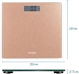 Salter Digital Bathroom Scale Glitter Rose Gold Platform 180kg view 7