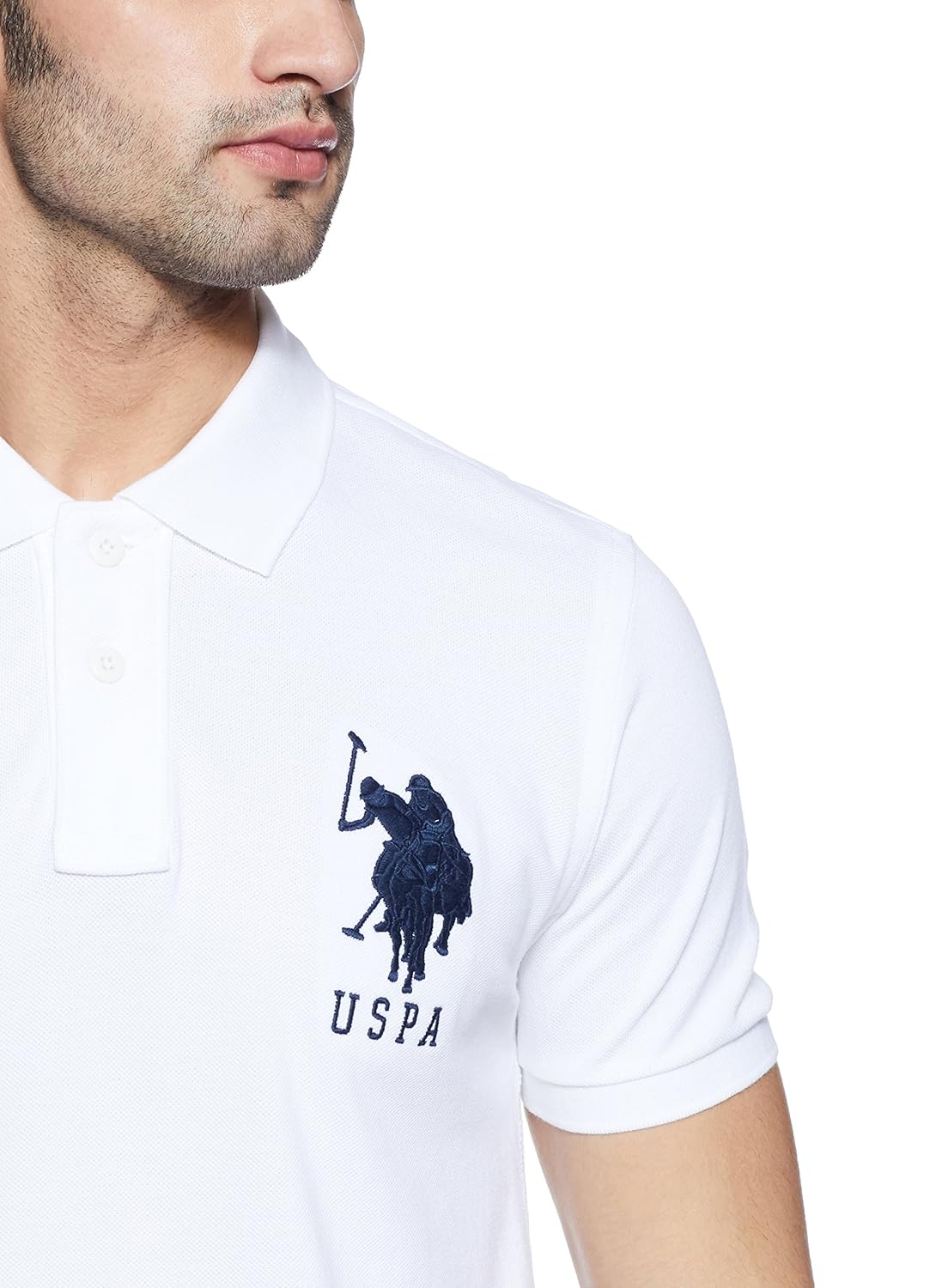 us polo association men's solid regular fit polo