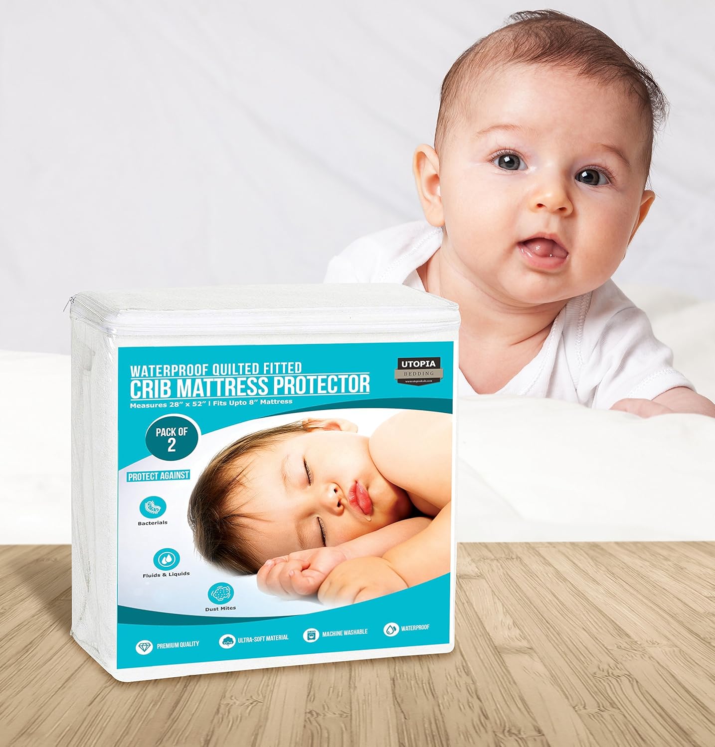 4 Pack Quilted Waterproof Incontinence Pad Underpad 34x52 inches Utopia Bedding eBay