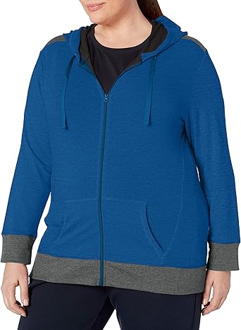 women's plus size full zip hoodie