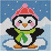 Orchidea Needlepoint Kit: My First Embroidery: Mini: Penguin