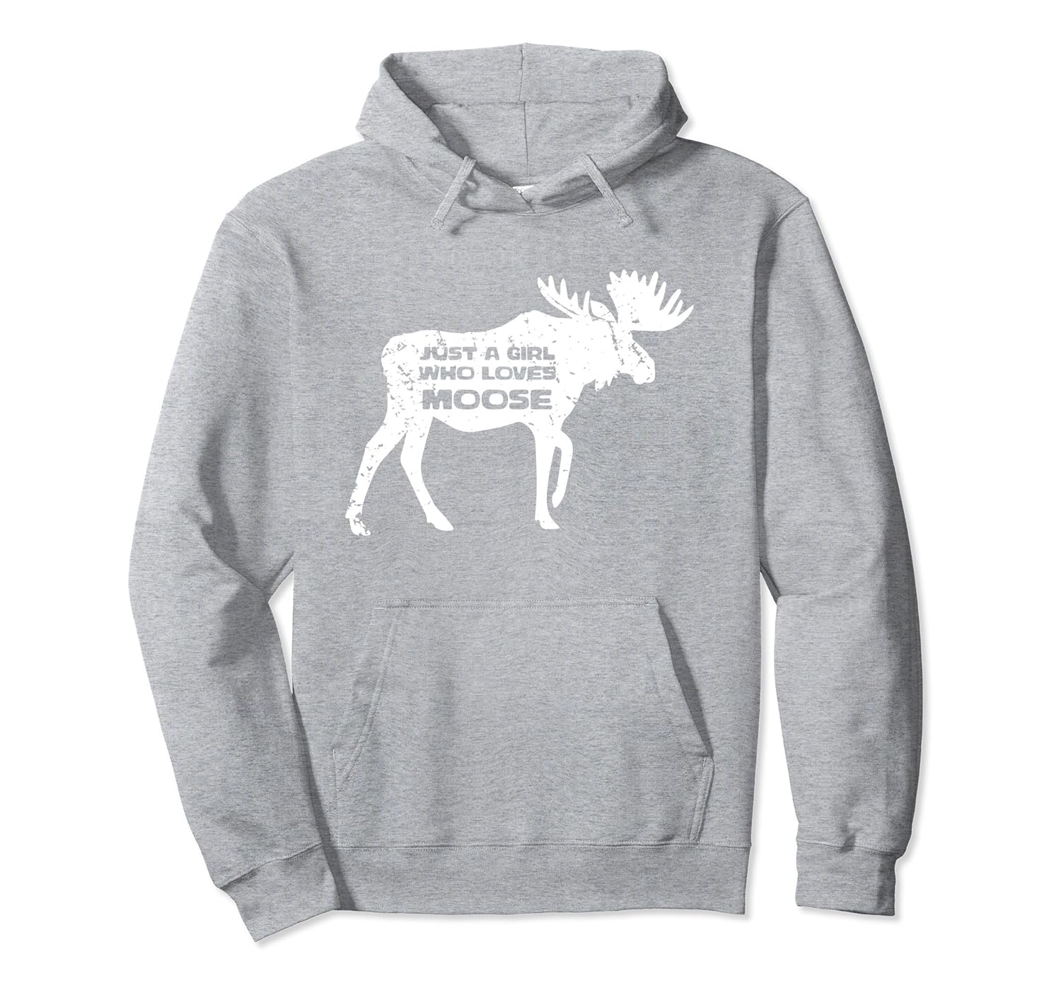 Just A Girl Who Loves Moose Hoodie-anz
