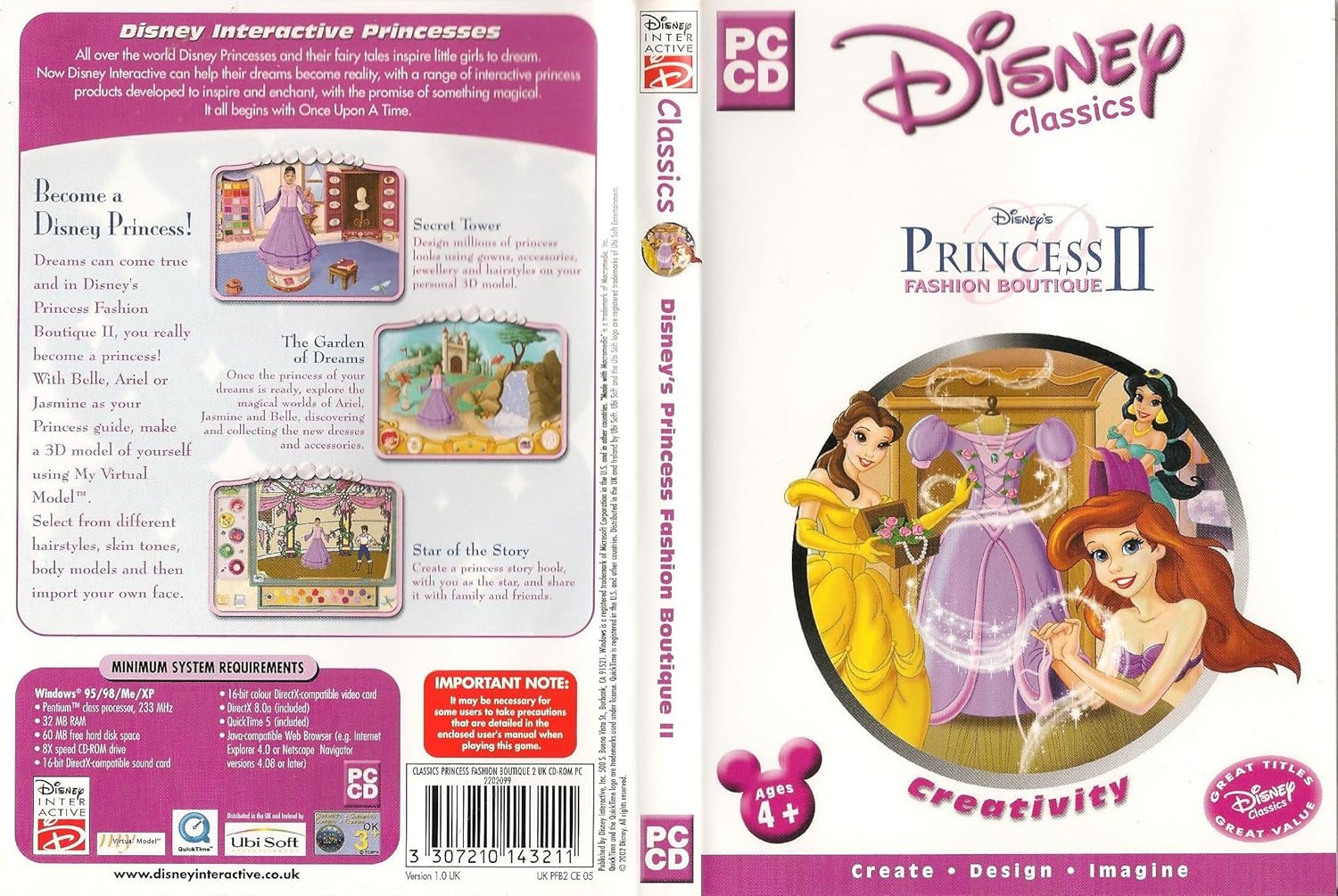 Disney Princess Fashion Boutique 2