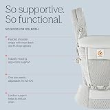 Ergobaby Adapt Baby Carrier SoftFlex Mesh Pearl Grey 3 Positions view 3