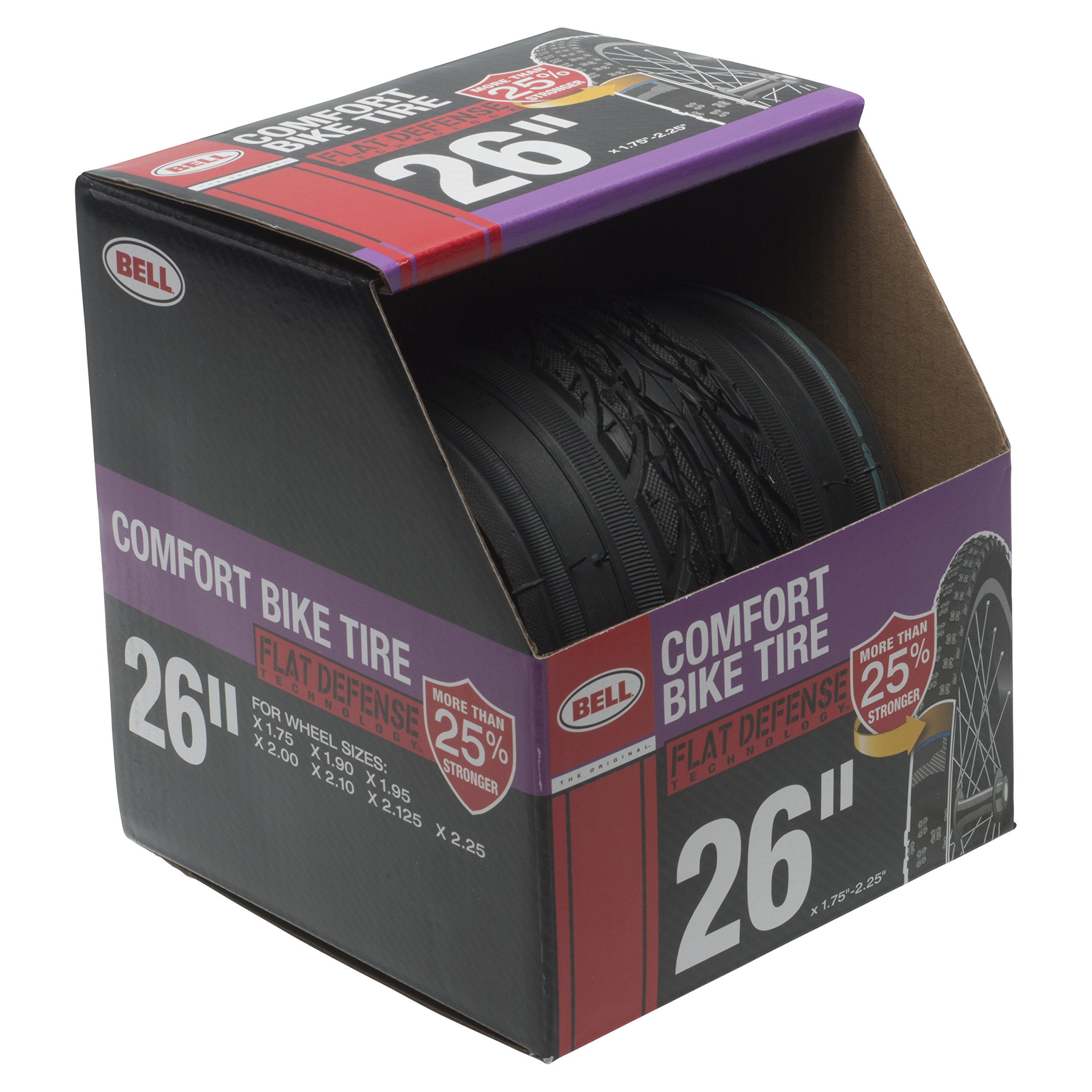 Bell Comfort Cruiser Bike Tires with Flat Defense