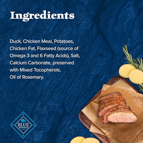 BLUE BUFFALO WILDERNESS TRAIL TREATS HIGH PROTEIN GRAIN FREE DOG BISCUITS CRUNCHY DOG TREATS, DUCK RECIPE, 10-OZ BAG