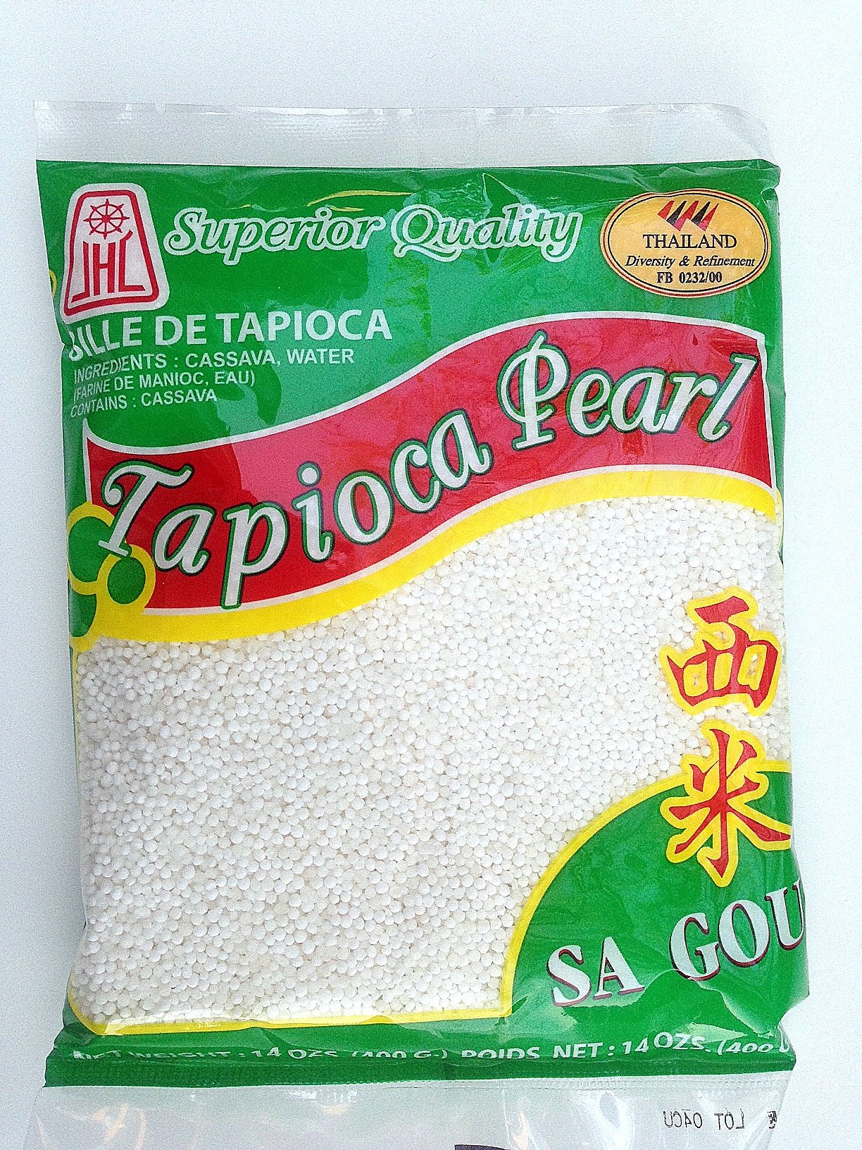 Tapioca Pearls, Tapioca Balls, Tapioca Pearls Small 14 Oz. Bags, Made