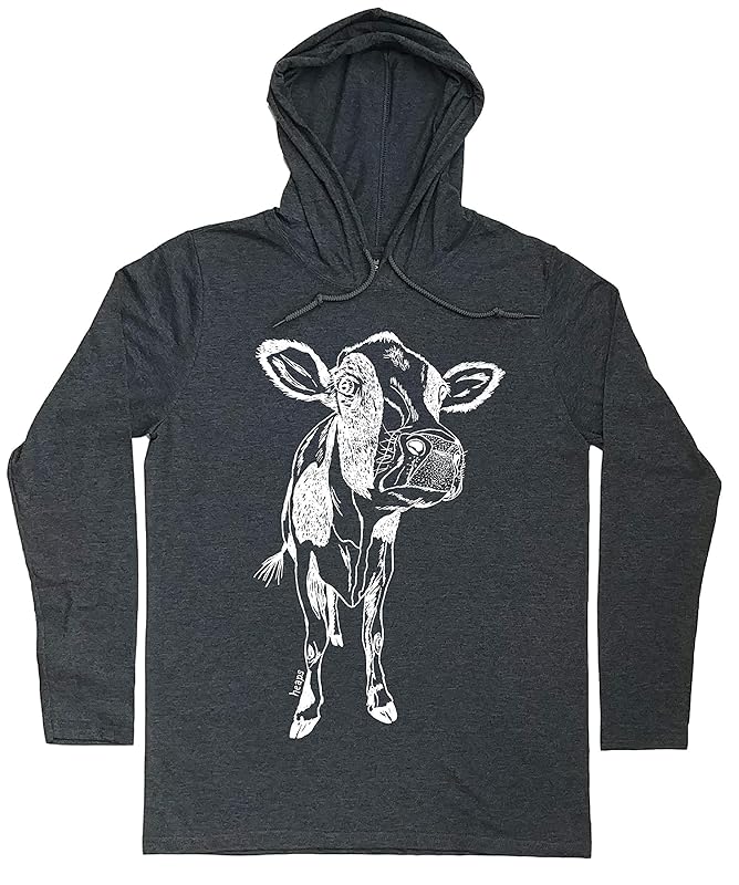 Hoodies for Men Cow Graphic Handmade