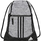 adidas Alliance Sackpack – Drawstring Backpack for Sports, Small Gym Bag