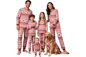 Adisputent Christmas Pajamas for Family Matching Long Sleeve Couples Holiday Sleepwear Two Piece Funny Christmas Pjs Sets