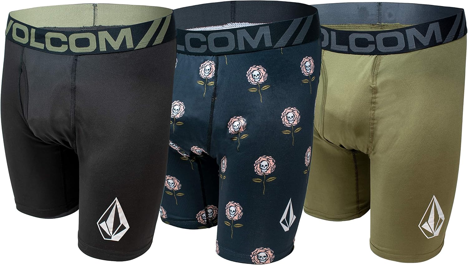 Mens Boxer Briefs 3 Pack Poly Spandex Performance Boxer Briefs