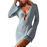 ANRABESS Women Beach Cover Ups 2026 Summer Crochet Knit Swimwear Mesh Bathing Suit Hollow Out Dress Swimsuit Vacation Clothes