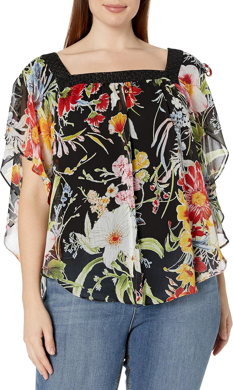 AGB Women's Fashion Popover Top at Amazon Women’s Clothing store