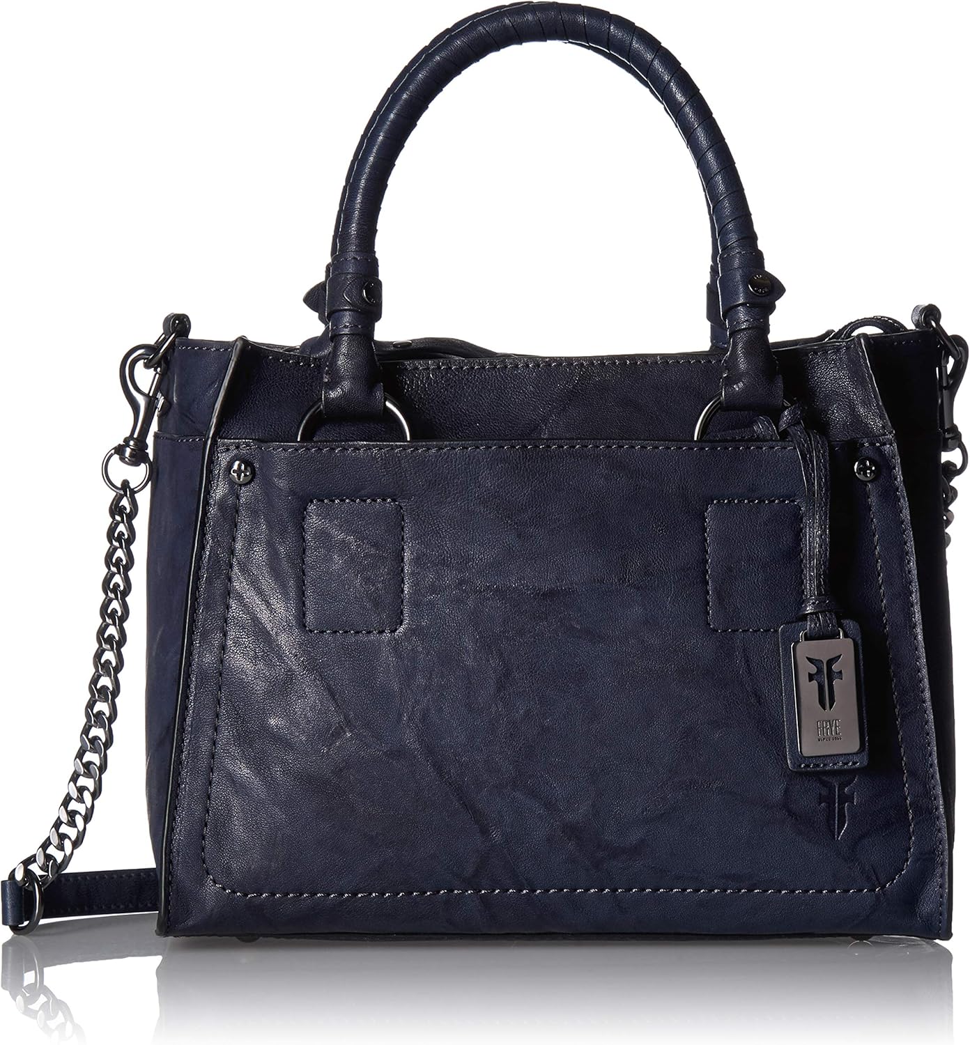 frye demi satchel grey