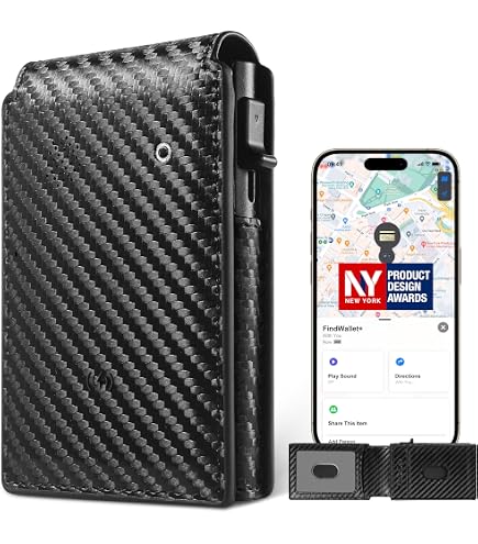 Amazon.com: SMART CC Men Wallet with Tracker Work with iOS&Android