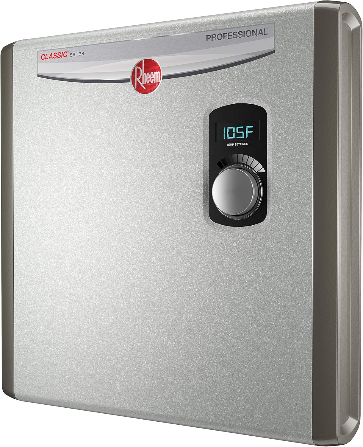 Rheem RTEX-24 24kW 240V Electric Tankless Water Heater, Gray - - 
