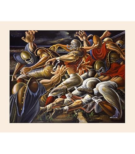 Amazon.com: Ernie Barnes Uptown, Downtown limited edition giclee