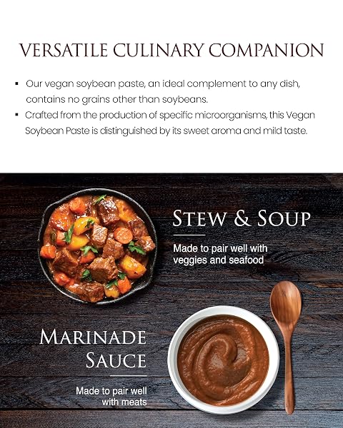 WANGSHIN PREMIUM VEGAN DOENJANG (9OZ) – GLUTEN FREE, ADDITIVES & PRESERVATIVES FREE,VEGAN CERTIFIED. AUTHENTIC TRADITIONAL KOREAN SOY BEAN PASTE.
