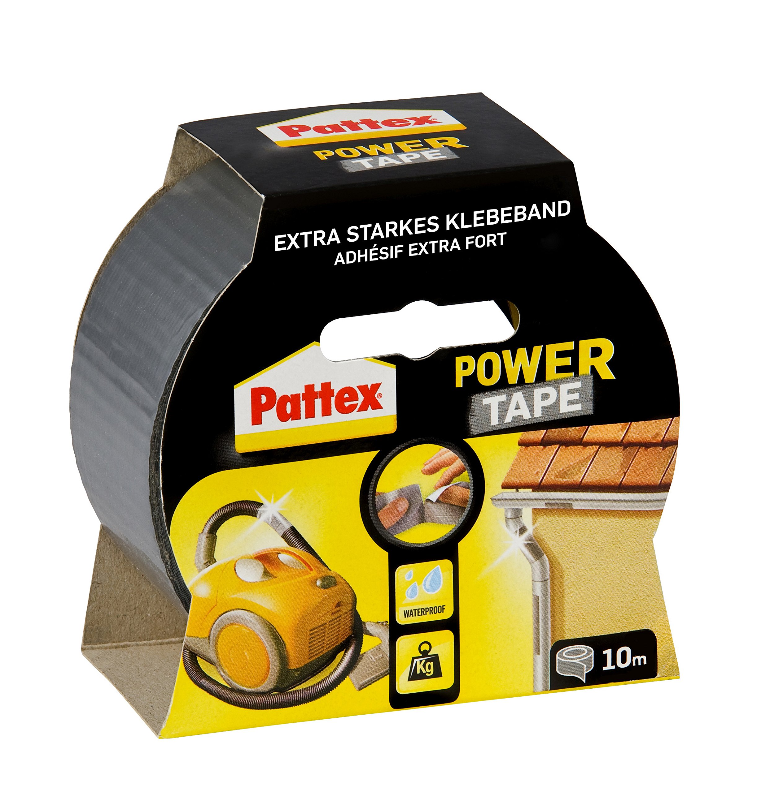 Pattex 1667256 "Power" Adhesive Tape, Silver, 10 m, 50 Piece