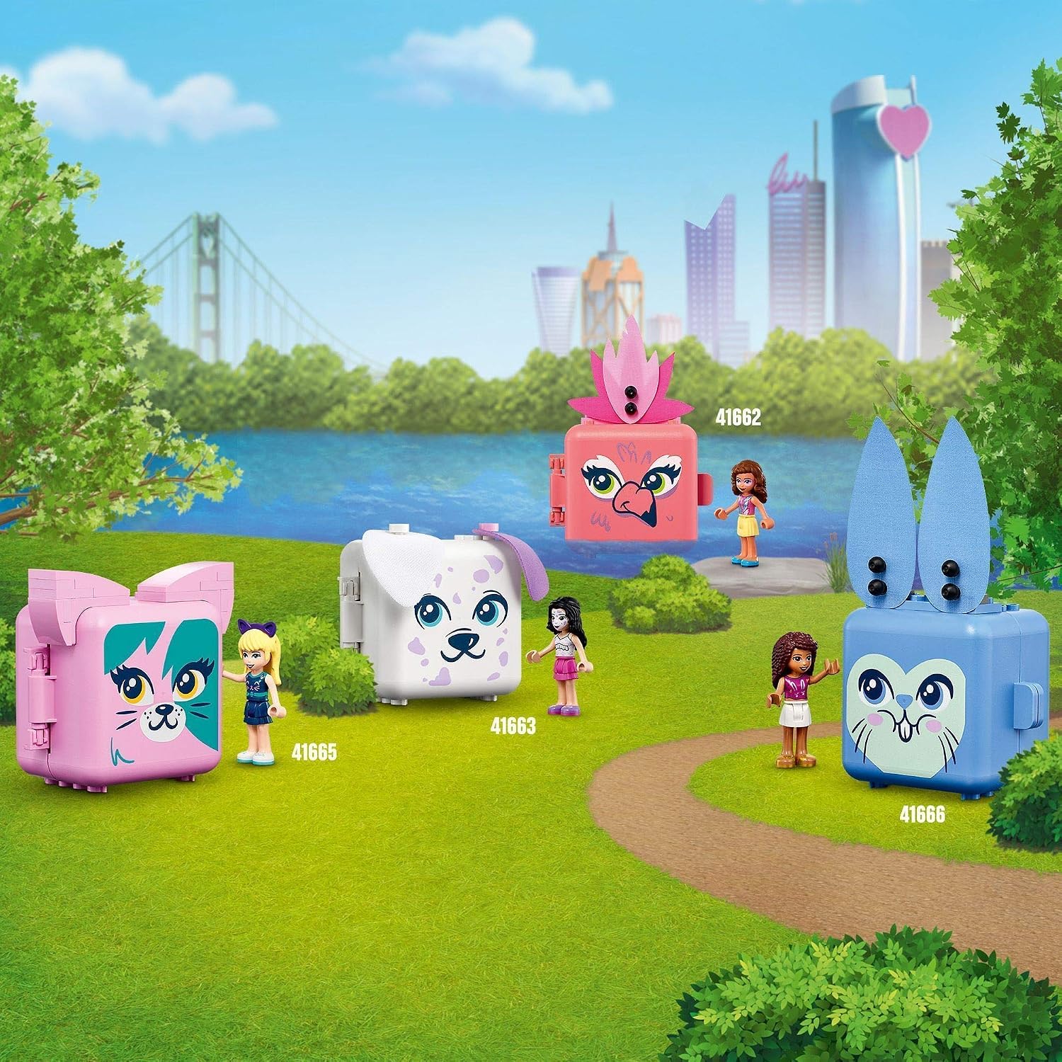 LEGO 41664 Friends Mia's Pug Cube, Multicolor, Large - Image 5