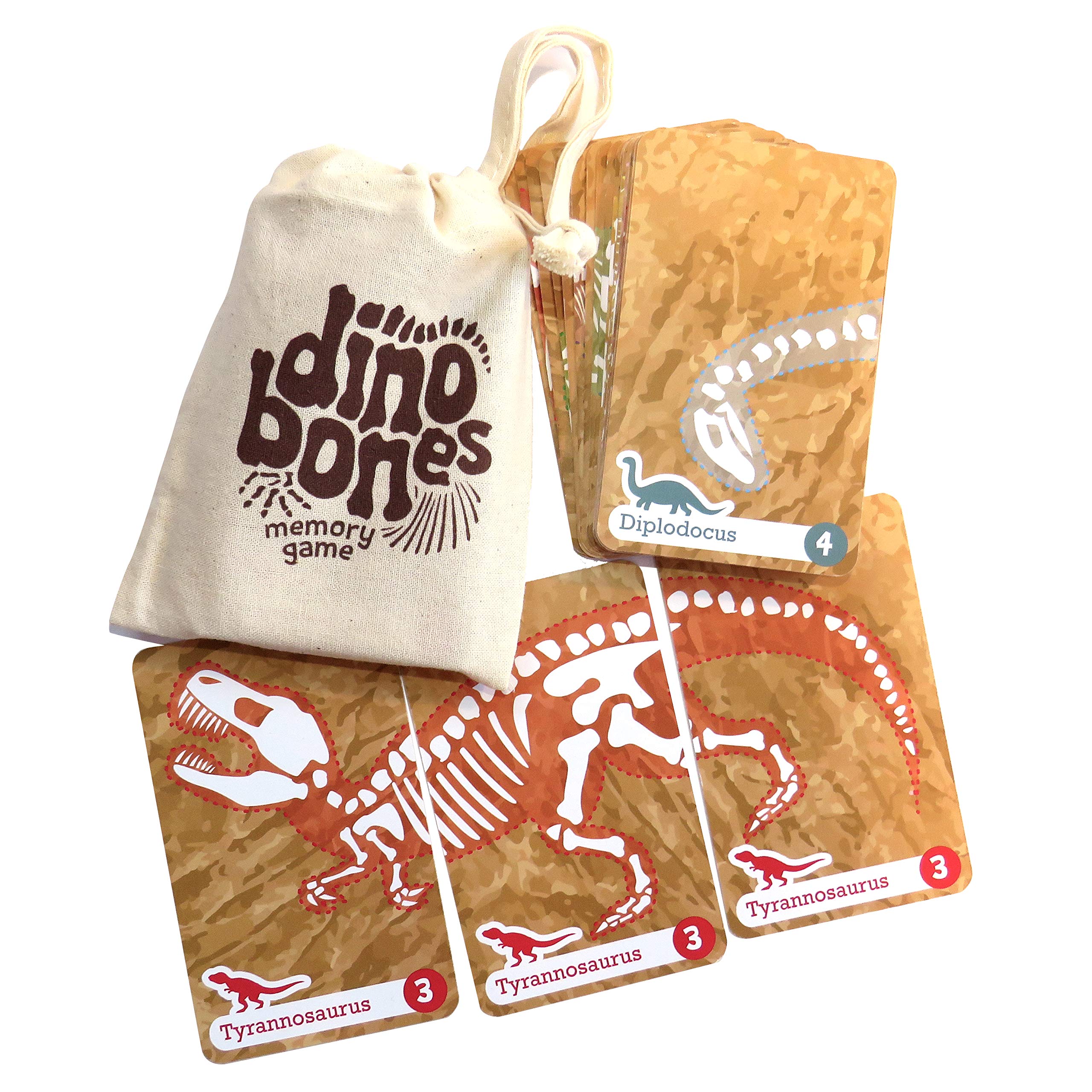 Super Memory Match - Dino Bones - dinosaur memory game