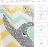 Babycurls Deluxe Anti-Roll PVC Changing Mat Elephant Chevron 69x45x8cm view 4