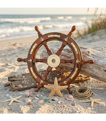 Amazon.com: THOR INSTRUMENTS Nautical Brass Handle Steering Ship