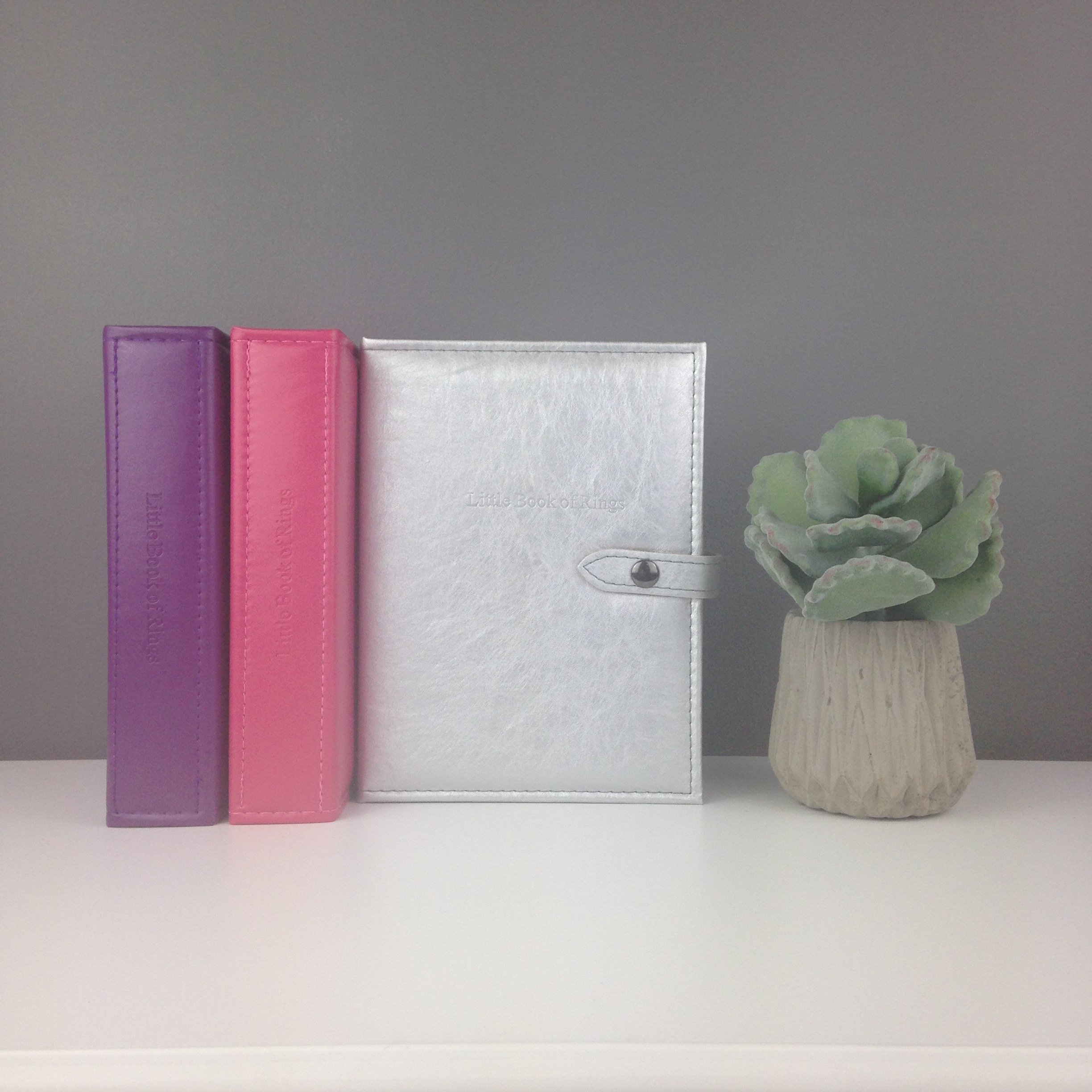 Little Book Of Rings Storage - Purple