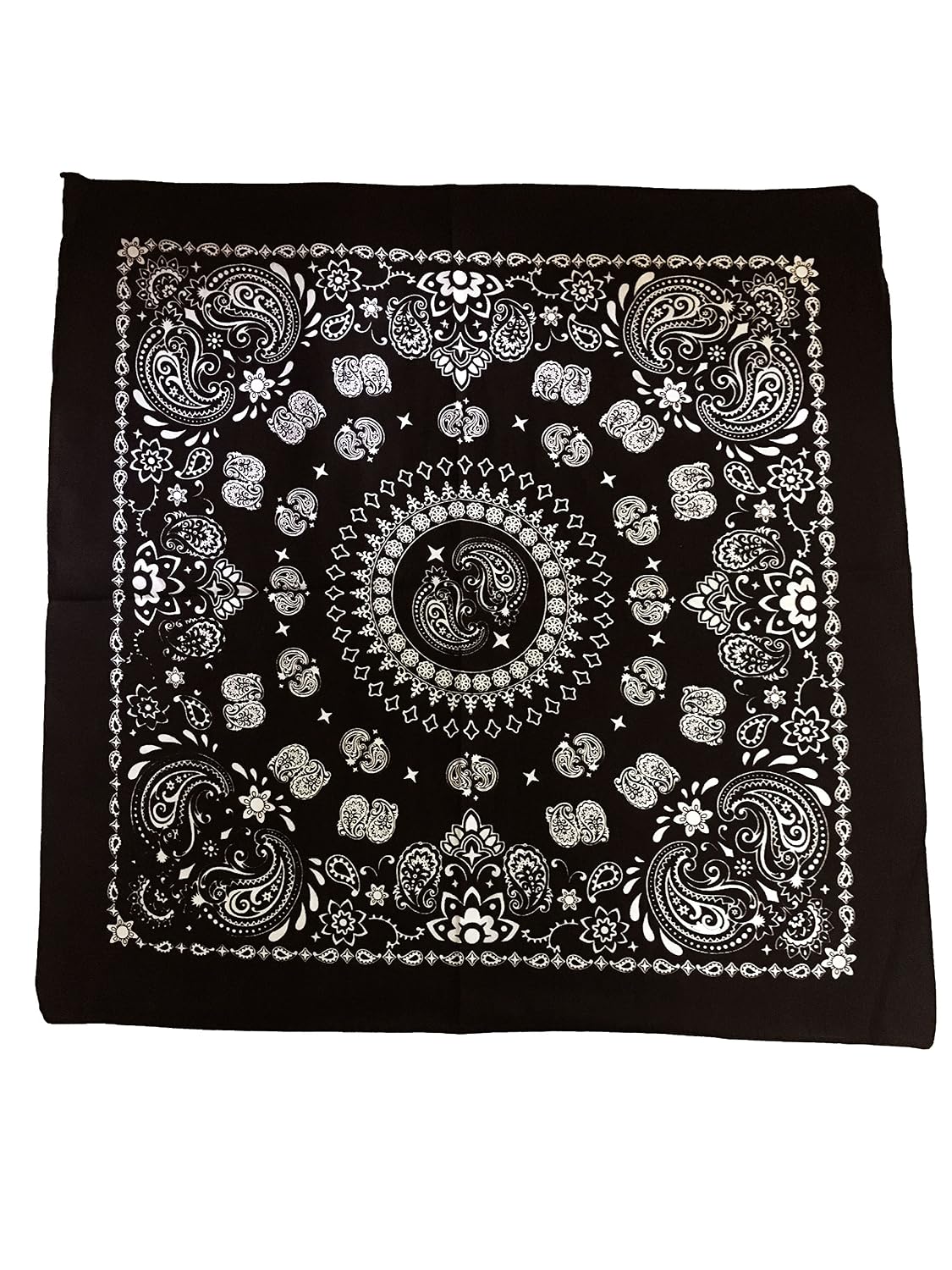 3 pieces of black bandanas printed bandanas cotton bandanas unisex bandanas paisley bandanas men bandanas gents bandanas cowboys bandanas bikers bandanas mask
