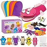 WATINC 6Pcs Hand Puppet Making Kit, Art Craft Felt