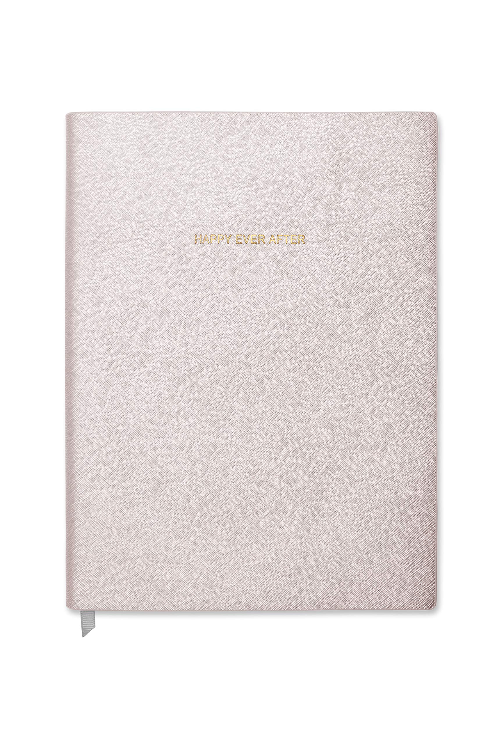 Katie Loxton Notebook (White Large - Happy Ever After), KLB103