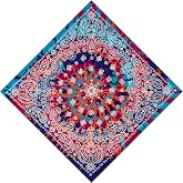 HankieWorld Unisex Bandanas Single Pack Super Soft Cotton 22 inch Cowboy Large Handkerchief with Nice Package