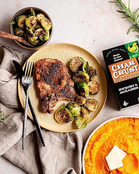 CHAR CRUST DRY-RUB SEASONING, HICKORY AND MOLASSES, 4 OZ (PACK OF 1)