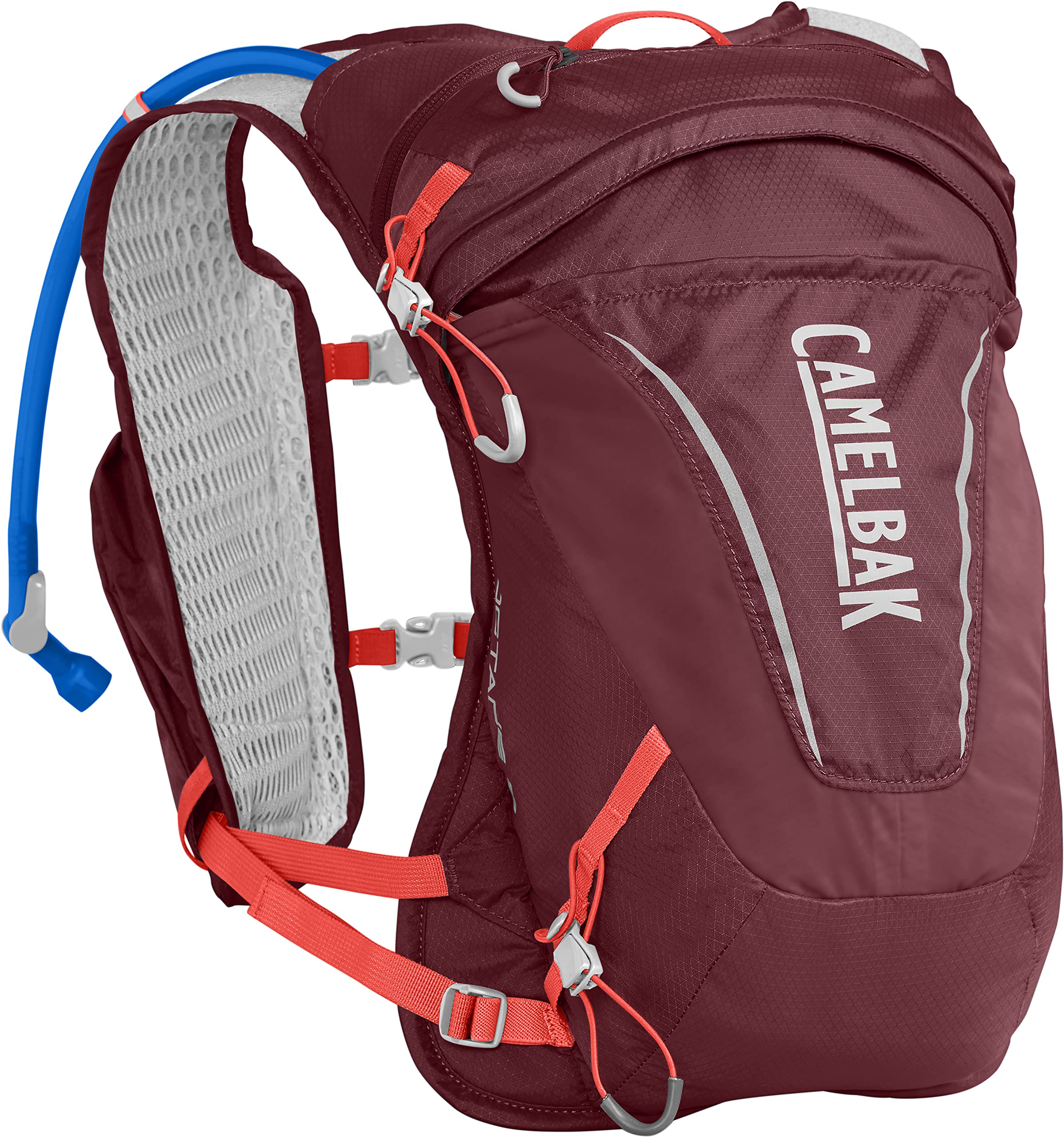 CAMELBAK Octane 9 Packs - Burgundy/Hot Coral, One Size