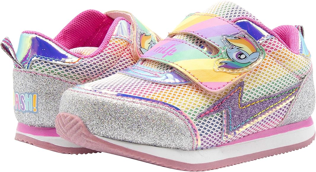 rainbow silver shoes