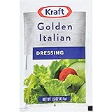 Kraft Golden Italian Salad Dressing Single Serve Packet (1.5 oz Packets, Pack of 60)