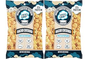 Omaha Protein Popcorn Bag | High Protein Popcorn Snack, 32g Protein from Whey Isolate | On The Go Healthy Protein Popcorn Sna