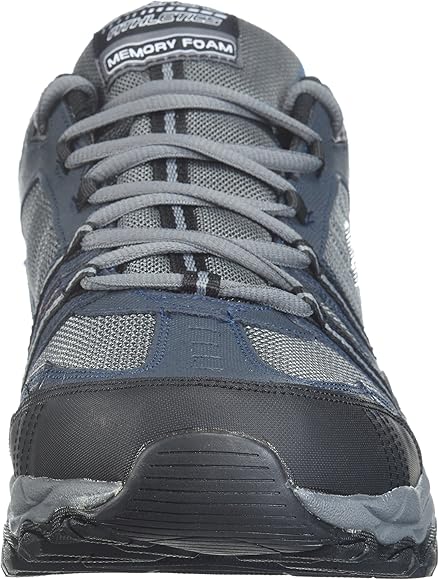 skechers sport men's afterburn strike memory foam velcro sneaker