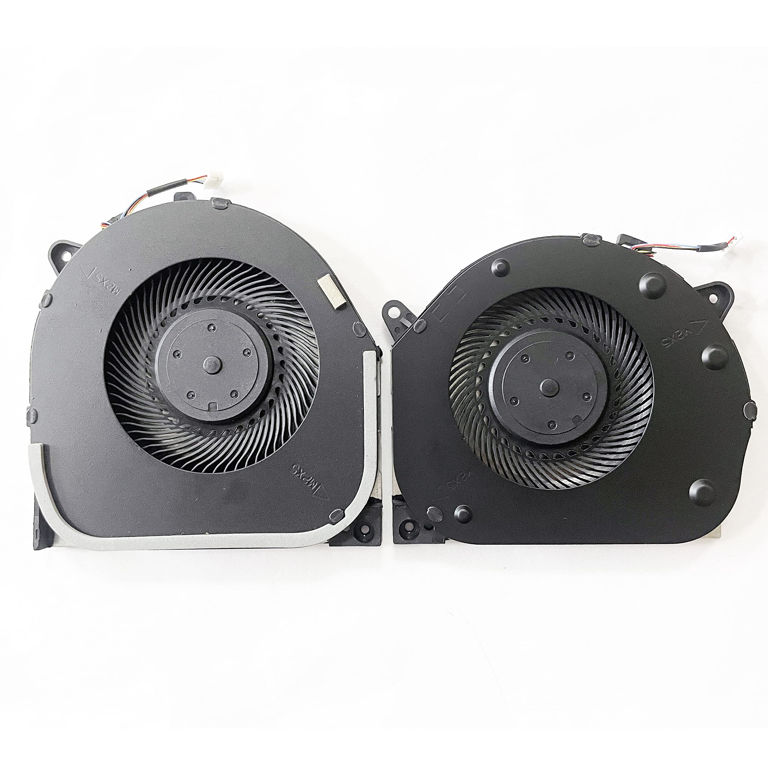 Fleshy Leaf CPU+GPU Cooling Fan Replacement for Lenovo Legion Y540-15IRH 81SX Y7000-2019 81NS GTX1660Ti Series DC28000E2F0 DC28000E3F1 XRF2021CB0J XRF2021CA0J 4 Pin FPKE