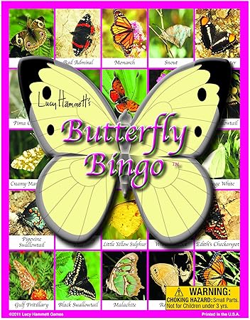 Butterfly Bingo Board Game