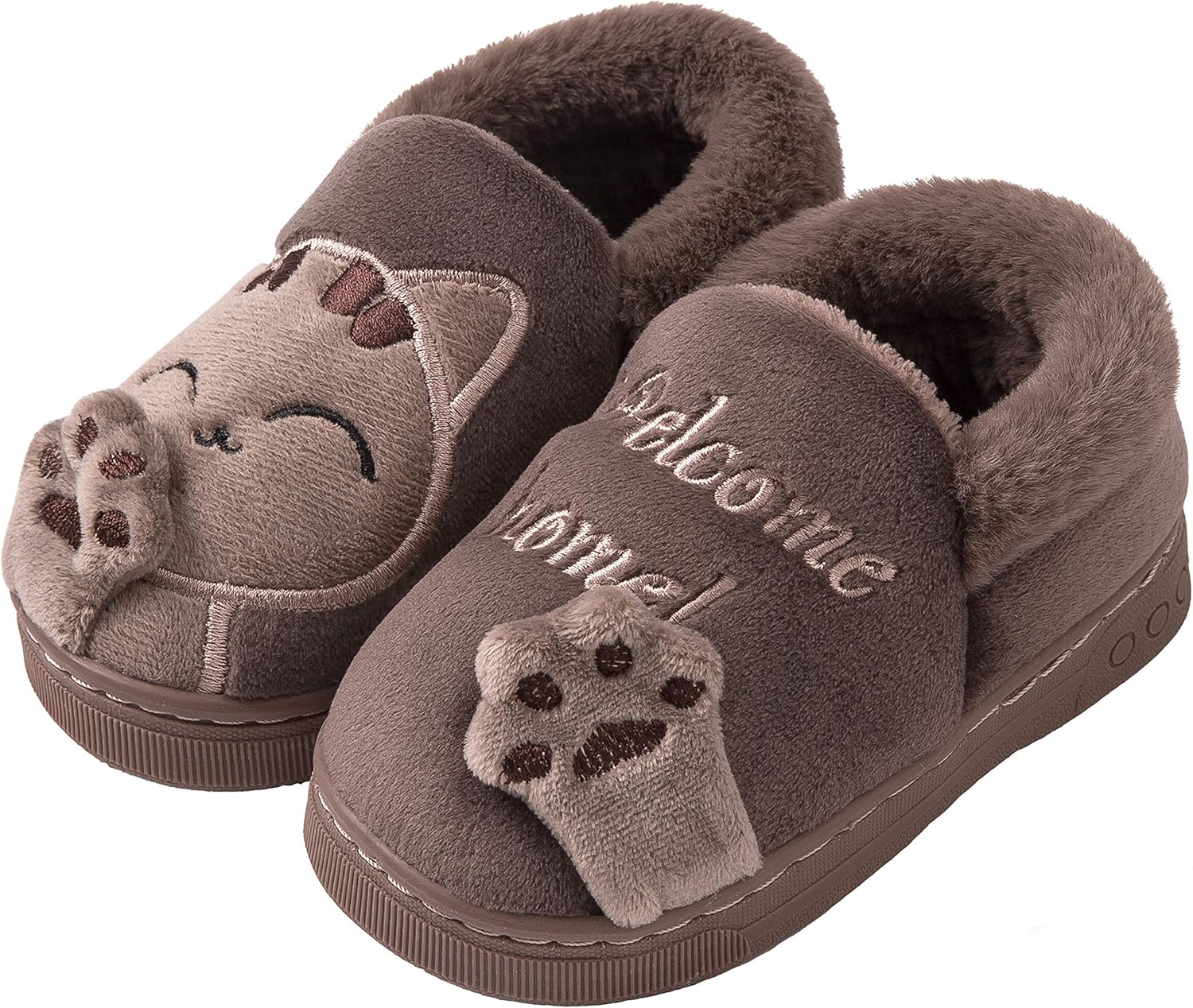 Mishansha Children's slippers boys girls plush slippers Amazon.co.uk Shoes & Bags